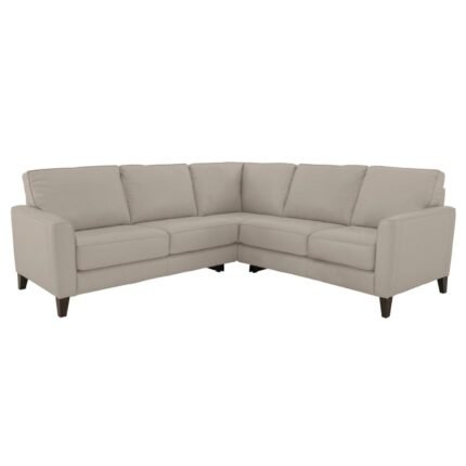 Brondby Large Leather Corner Sofa