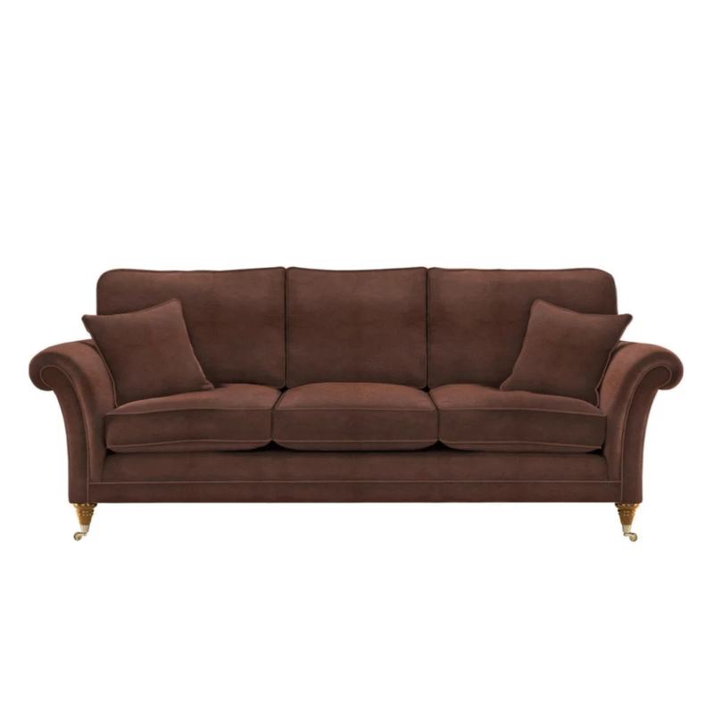 Burghley Grand Leather Sofa