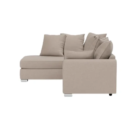 Chiswick Soft Woven Texture Left Corner Sofa – Desert Sand
