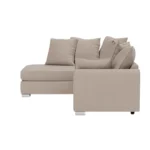 Chiswick Soft Woven Texture Right Corner Sofa – Desert Sand