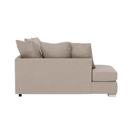 Chiswick Soft Woven Texture Right Corner Sofa – Desert Sand