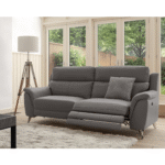 Contempo 3 Seater Leather Power Recliner Sofa