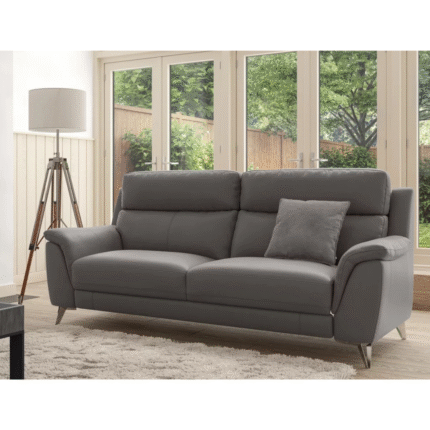 Contempo 3 Seater Leather Power Recliner Sofa