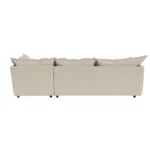 Dorchester Soft Woven Texture Right Corner Sofa – Meringue