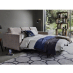 Esprit Fabric Chaise Sofa Bed with Storage