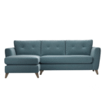 Hermione Fabric Corner Sofa with Chaise End