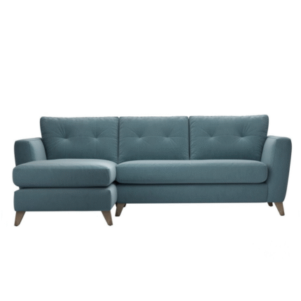 Hermione Fabric Corner Sofa with Chaise End