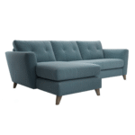 Hermione Fabric Corner Sofa with Chaise End
