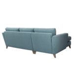 Hermione Fabric Corner Sofa with Chaise End