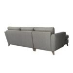 Hermione Leather Corner Sofa with Chaise End