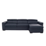 Infinity Leather Corner Chaise Sofabed with Storage