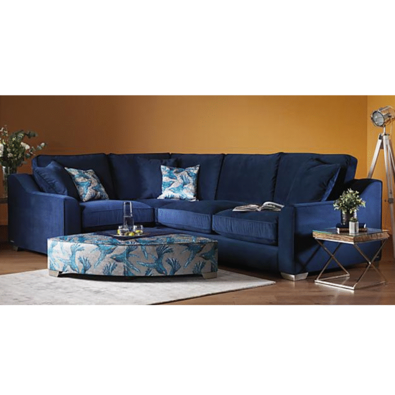Isobel Fabric Corner Sofa with Chaise End