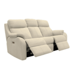 Kingsbury 3 Seater Leather Power Recliner Sofa with Power Headrests