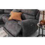 Link 3 Seater Fabric Power Recliner Sofa with Power Headrests