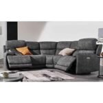 Link 3 Seater Fabric Power Recliner Sofa with Power Headrests