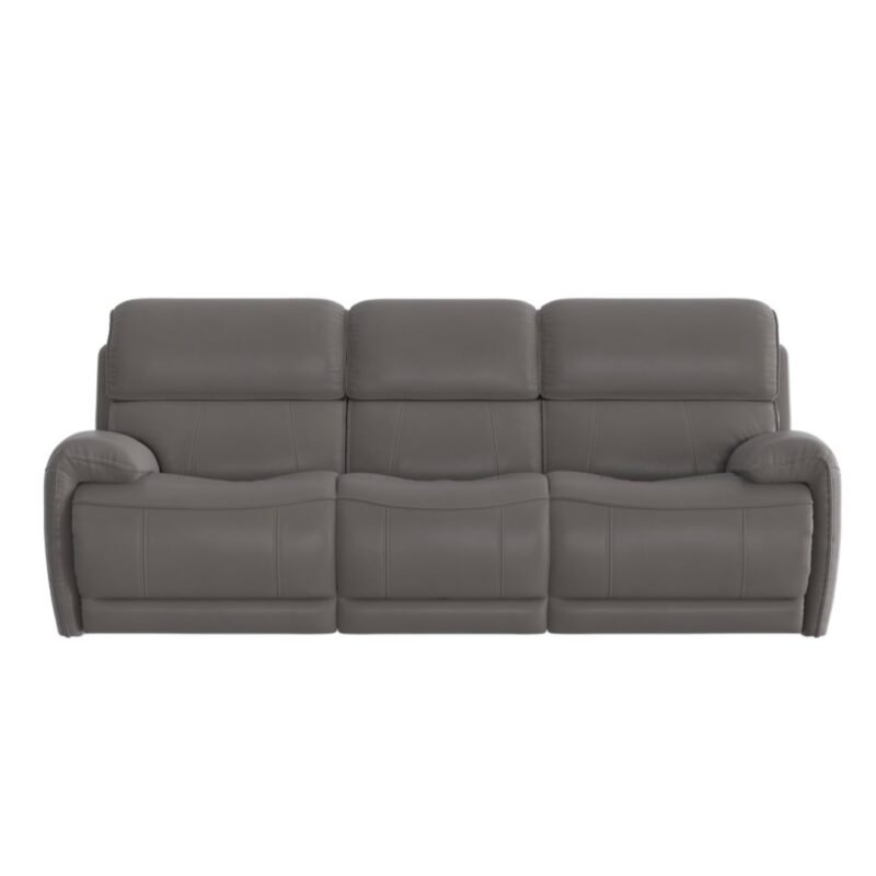 Link 3 Seater Leather Power Recliner Sofa with Power Headrests