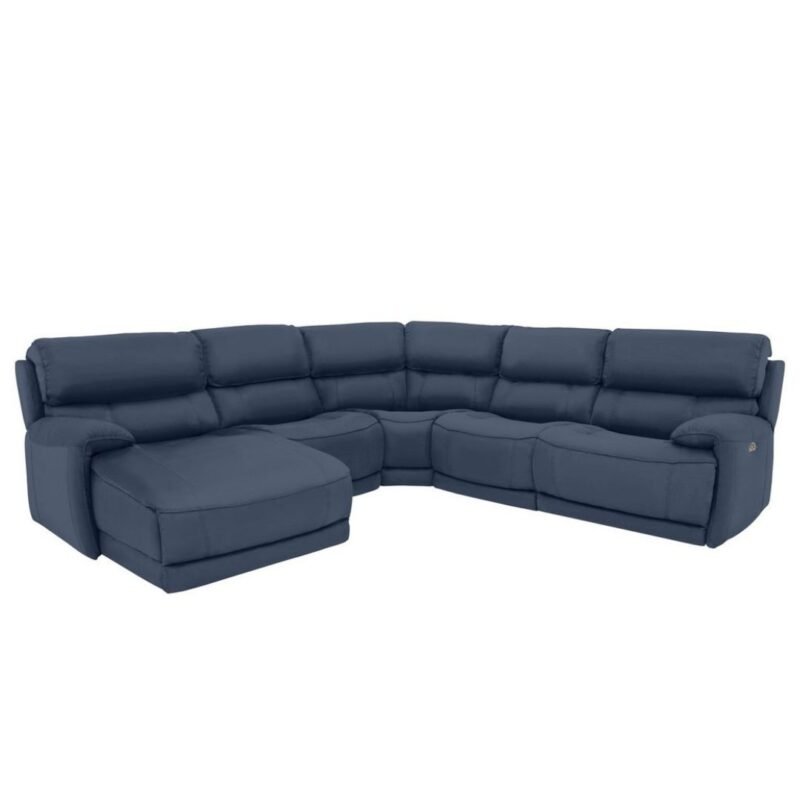 Link Leather Corner Chaise Power Sofa 1