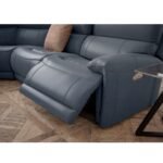 Link Leather Corner Chaise Power Sofa