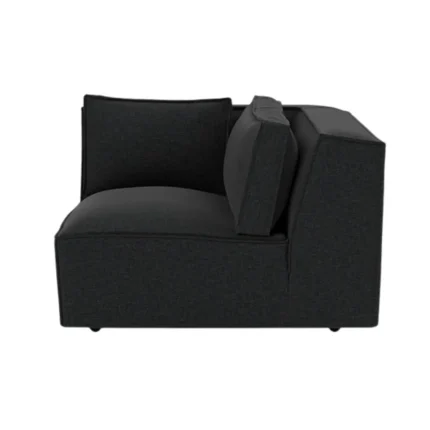 Marylebone Luxe Chenille Corner Sofa – Midnight Sky