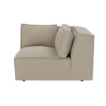 Marylebone Luxe Chenille Corner Sofa – Soft Truffle