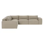 Marylebone Luxe Chenille Double Corner Sofa – Soft Truffle