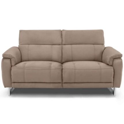 Moet 2 Seater Fabric Power Recliner Sofa with Telescopic Headrests