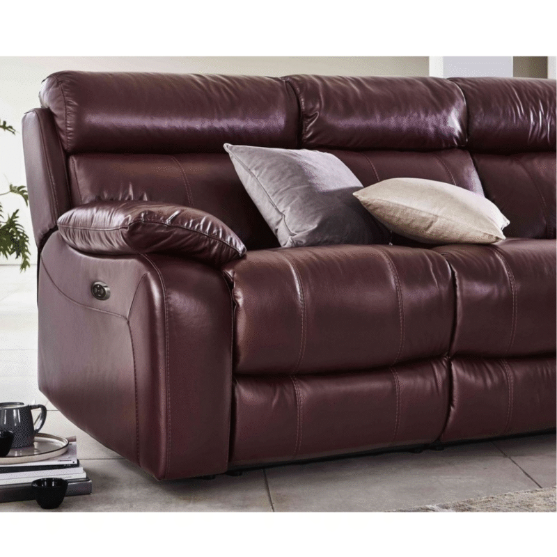 Moreno 3 Seater Leather Sofa