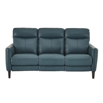 Compact Collection Petit 3 Seater Leather Power Recliner Sofa