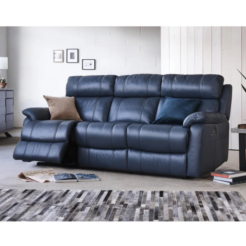 Relax Station Komodo 3 Seater Power Leather Sofa