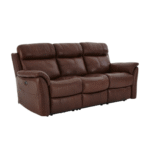 Relax Station Revive 3 Seater Leather Power Recliner Sofa