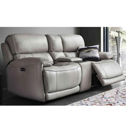 Rocco 2 Seater Fabric Power Rocker Sofa with Power Headrests
