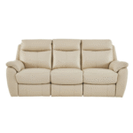 Snug 3 Seater Leather Power Recliner Sofa