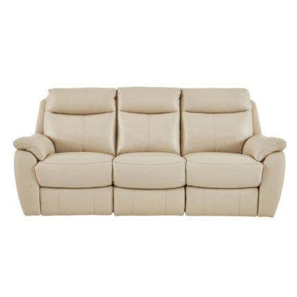 Snug 3 Seater Leather Power Recliner Sofa