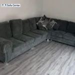 Vegas Corner Sofa 7 Seater Universal Full Back Grey