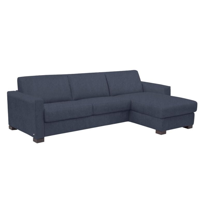 Alcova 3 Seater Fabric Sofa Bed with Storage Chaise